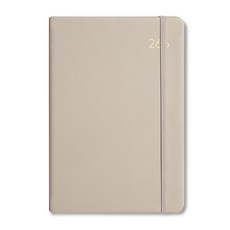 2026 디커버다이어리 양장 밴드식 다이어리 날짜형 노트식 B6 DV PRO3, 라이트그레이