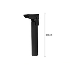 1Pcs 테이블 접는 다리 금속 침대 다리 커피 테이블 소파 보이지 않는 침대 피트 홈 액세서리, 40cm, [02] 40cm