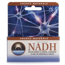 SOURCE NATURALS NADH錠 10mg, 1組, 30顆