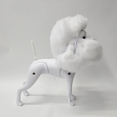 펫마스터/얼굴위그 화이트(9cm), 1개