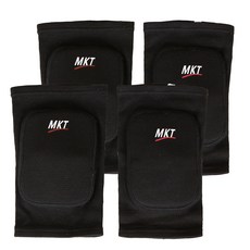 MKT 무릎 보호대 좌/우 2P SET (1+1) 군입대 훈련소 준비물 유격훈련 군대필수품 입대 선물 운동 자전거, 2세트, BLACK