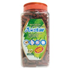 Astar 空心六星棒(保健骨骼) 狗狗潔牙骨 幫助清潔牙齒 維持口腔清新, 1.9kg, 1個, SS