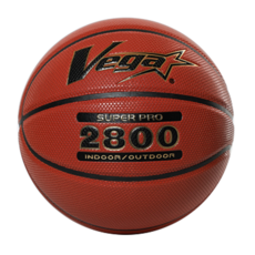 Vega 十字紋合成皮籃球 室內外用球, 1個, OBU-2800