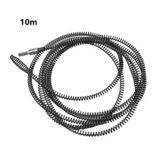 철근녹제거 하수관 대야 막힘 제거기 녹 방지 용수철 직경 10mm 배수관 클리너 청소 도구 1 2 3 4 5 8 10, 03 Electric drill 3m, 1개