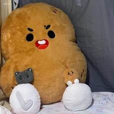新款時代少年團劉耀文周邊土豆玩偶快閃抱枕可愛毛絨玩具公仔禮物