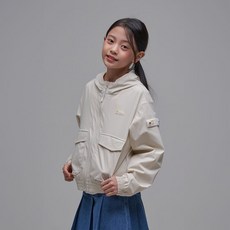 내셔널지오그래픽 키즈 K241GJP920 여아 우븐 점퍼 IVORY 363698