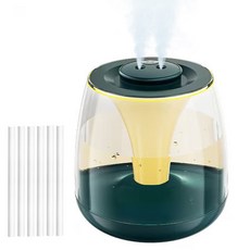 Fowod 청소편한편한 저소음 대용량 초음파 가습기 3L 필터 셋트 2+4, 다크 그린, JB3000