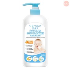 YORSUN 悠森兒 奶瓶蔬果洗潔精 橘子油植萃配方, 1個, 650L