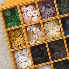 10개 요크 컬러 단추 11mm 11color G0, 87-084 네이비