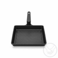 더가 키친아트 IH 인덕션 휴브 사각 그릴팬, 1개, 23.5x23.5x3.6cm