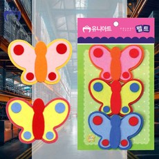 나비모양 펠트 10x7 3p 게시판꾸미기 환경판꾸미기 교회환경판 교실꾸미기 학급게시판 환경게시판