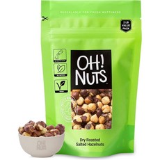 Oh! Nuts 오! 넛츠 헤이즐넛 드라이로스트 솔티드, 1개, 907g
