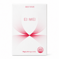 티뷰티 카페인없는 제로 칼로리 호박 팥 히비스커스 아르기닌 유산균 홍삼 차 14스틱, 1개, 14회분