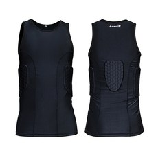 골키퍼 보호대 세트 풋살 팔꿈치 패드 무릎 하의 축구 보호 상의, M, A. 충돌방지조끼, 1개