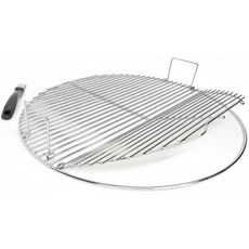 웨버 교체용 그릴 8835 22.5인치 불 주전자 고메 바비큐 스테인리스 스틸 쿠킹 그리드메탈, Metal Grill Grates