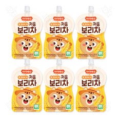 아이배냇 우리아이 처음 보리차, 100ml, 6개