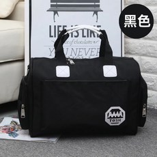 MJBO 運動健身包 大容量輕便運動提袋 時尚旅行收納包 玫瑰紅, 黑色, 1套