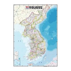 영진 우리나라지도 코팅 국내지도 780x1070 (1개입), 개 (1개입)