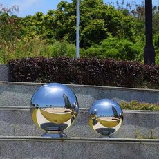 興林五金 帶座球, 1個, 304不銹鋼鏡面球,180mm球焊接114底座