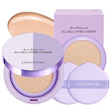 루이비엘 올킬 아티스트 커버 쿠션 본품+리필세트, 24g, 1개, 21호 라이트 베이지