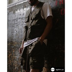 EPTM US 登山造型背心，多口袋設計，耐磨透氣，三色可選，戶外休閒必備