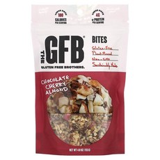 The GFB 글루텐 프리 바이츠 초콜릿 체리 아몬드 4 온스 (113 g), The GFB (더 GFB) 더 GFB, 글루텐 프리, 1개, 113g