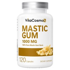 VitaCosmoX 乳香膠 1000毫克膠囊, 1個, 120錠