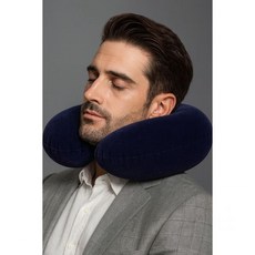 휴대용 목베개 공기주입식 경량 캠핑용