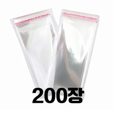 가벼운 OPP 용돈비닐봉투 현금봉투 용돈이벤트, 200개, 투명