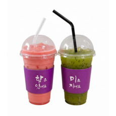 글로비 컵홀더 행복문구 보라 1000개 아이스컵 92파이 14/16/20 종이컵 10/13 겸용, 1개