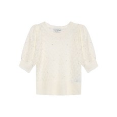 문테 울 혼방 니트 탑