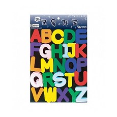 찍찍이 펠트 알파벳 영어 교구 교육 자료 유아 초등 어린이교구 영아교구, 1개