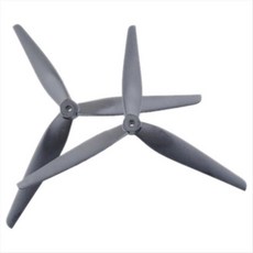1 쌍 10 인치 프로펠러 10x4.5x3 3 블레이드 CCW+CW 프로펠러 RC FPV 드론 DIY 부품, 검은색