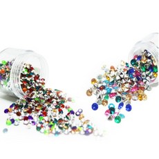 EP 공예재료 비즈 큐빅 칼라 4mm 6mm