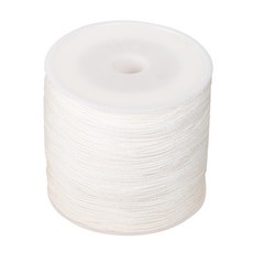 [모핸] 매듭실 1mm 1롤(90m), 흰색, 1개