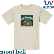台灣黑熊 日本 mont-bell 1114775 女款 Wickron 遠山 短袖排汗衣 抗UV 抗菌除臭