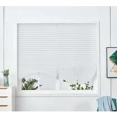 창용 정전 블라인드 주름진 욕실 주방 사무실용 무선 그늘 빛 필터링 음영, 02 Blind Shade White
