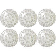 리폼플러스 침대 매트리스 밀림방지패드 6개입 밀림방지 원형 미끄럼방지, 투명(6개)