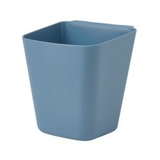 오토구스 미니 버킷 세차 도구 걸이 보조 수납함 버킷 나이저, 블루 그레이, 750ml