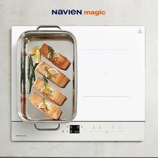 [1등급에너지효율] 경동나비엔 나비엔매직 듀오존 All 화이트 인덕션 3구 ERI-3423AF 타공560X480, 빌트인