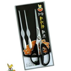 게가위 게포크 세트 게집게 게먹는도구 랍스터 스테인리스 꽃게 손질도구 킹크랩 크랩포크 게파먹는포크, 1개