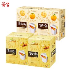 꽃샘 꿀유자차 포션 2개 +꿀생강차 포션 2개 (60개입), 1개