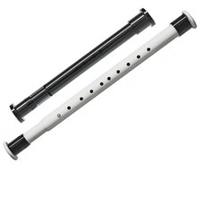 免打孔伸縮桿 窗簾桿 門簾桿 多功能晾衣桿 浴簾桿, 磨砂黑