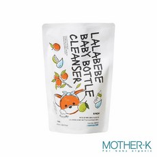 LALABABE 草本極淨蔬果奶瓶清潔慕斯, 草本奶蔬清潔劑補充包-400ml, 1個