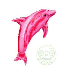 위드룸 미니 돌고래 핑크 은박풍선 생일풍선