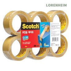 로렌하임 3M 포장용테이프 갈색 50m 48mm