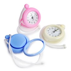 올데이픽 욕실용 방수 흡착시계 욕실용품, 핑크