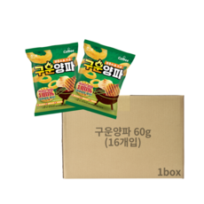 해태제과 구운양파 60g X 16 (1박스), 16개