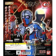 5종세트) 반다이 HG 인조인간 키카이다 1탄 빈티지 가챠 가샤폰 캡슐 피규어 레트로 토이, 1개
