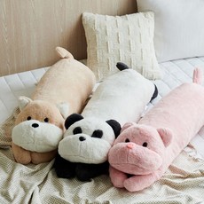 이솔홈 소프트 롱쿠션 애착 동물 바디필로우 인형, 강아지